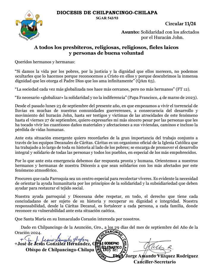 comunicado solidaridad