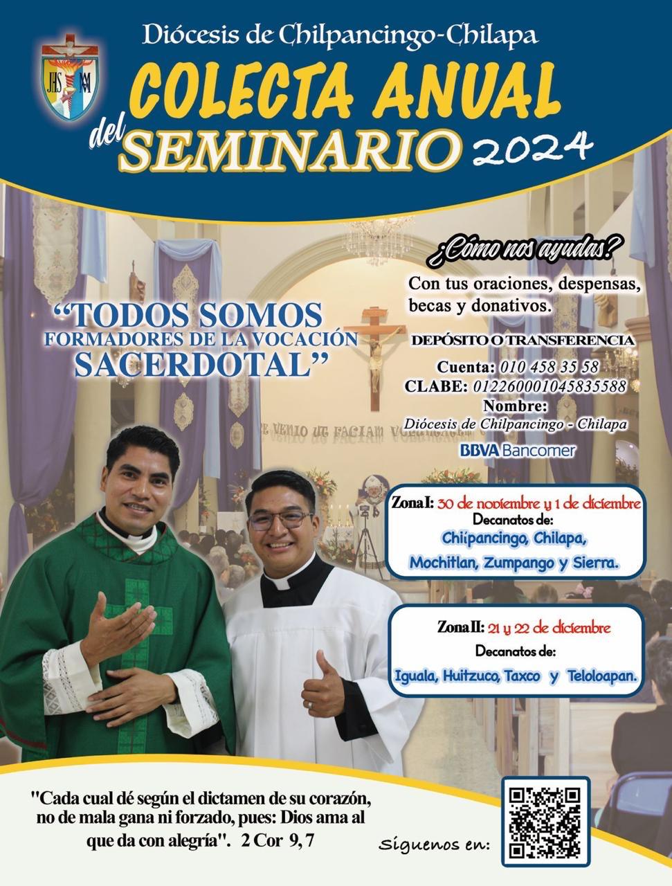 Colecta Anual del Seminario Diocesano de Chilapa 2024