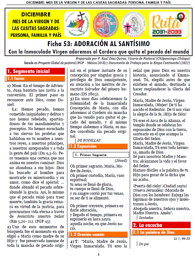 hora santa 04 de diciembre de 2025