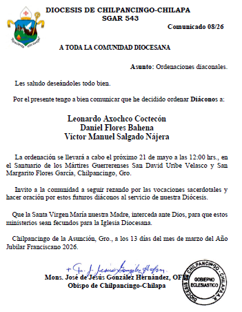 ordenaciones diaconales 2026 | 1