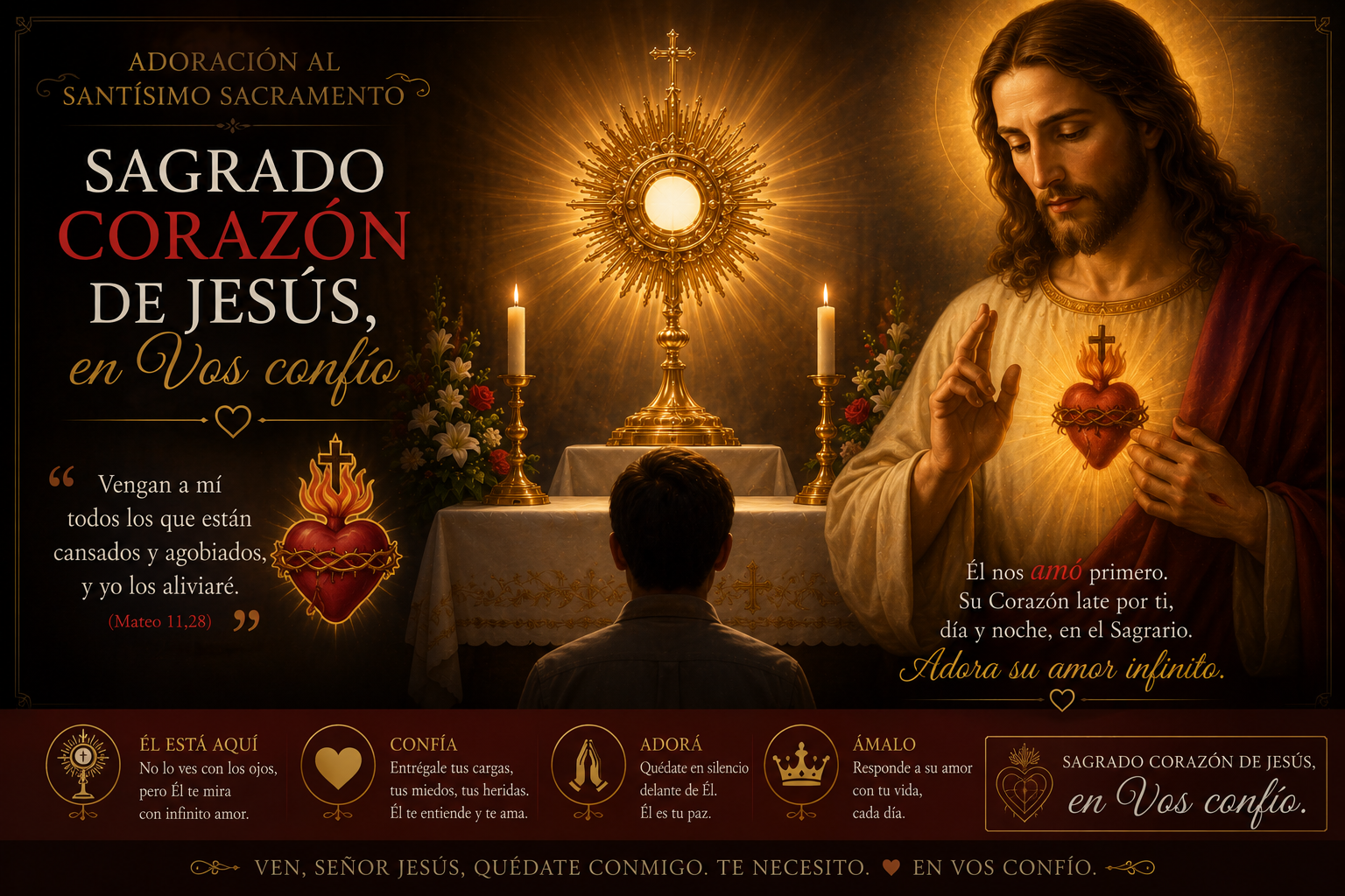 Sagrado Corazón de JEsús, en vos confio